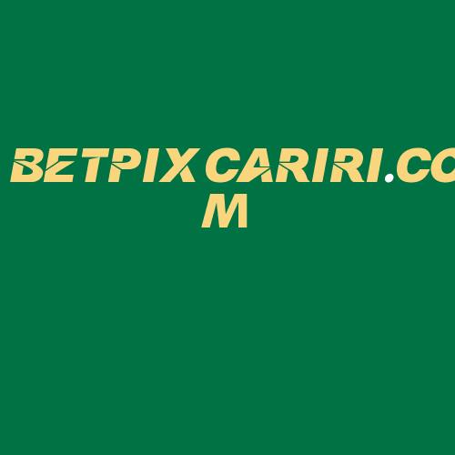 Logo da BETPIXCARIRI